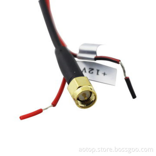 Hot Selling Car Active Antennas for Digital TV Boxes with VHF/UHF, Brass Connector